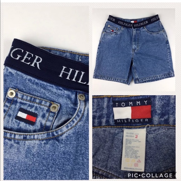 tommy hilfiger mom shorts